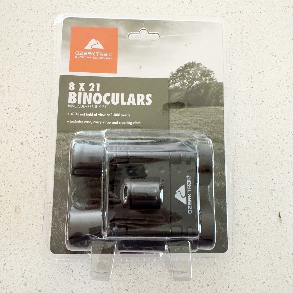 OZARK TRAIL 8 x 21 Compact Binocular Outdoors Hunting Concerts Range
